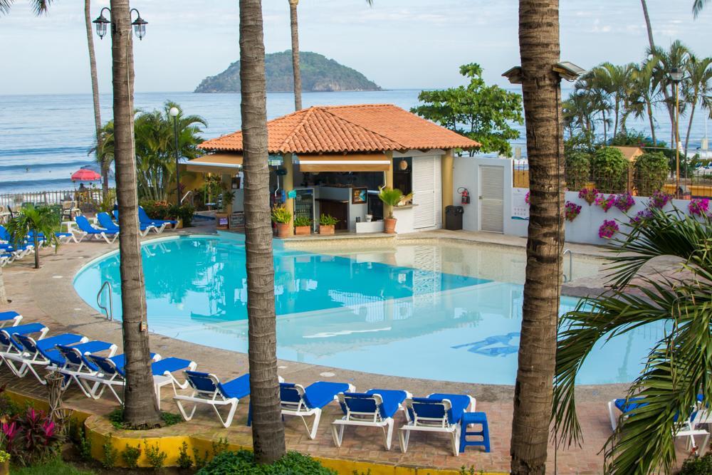 Hôtel Cabanas Del Capitan à Rincón de Guayabitos Extérieur photo